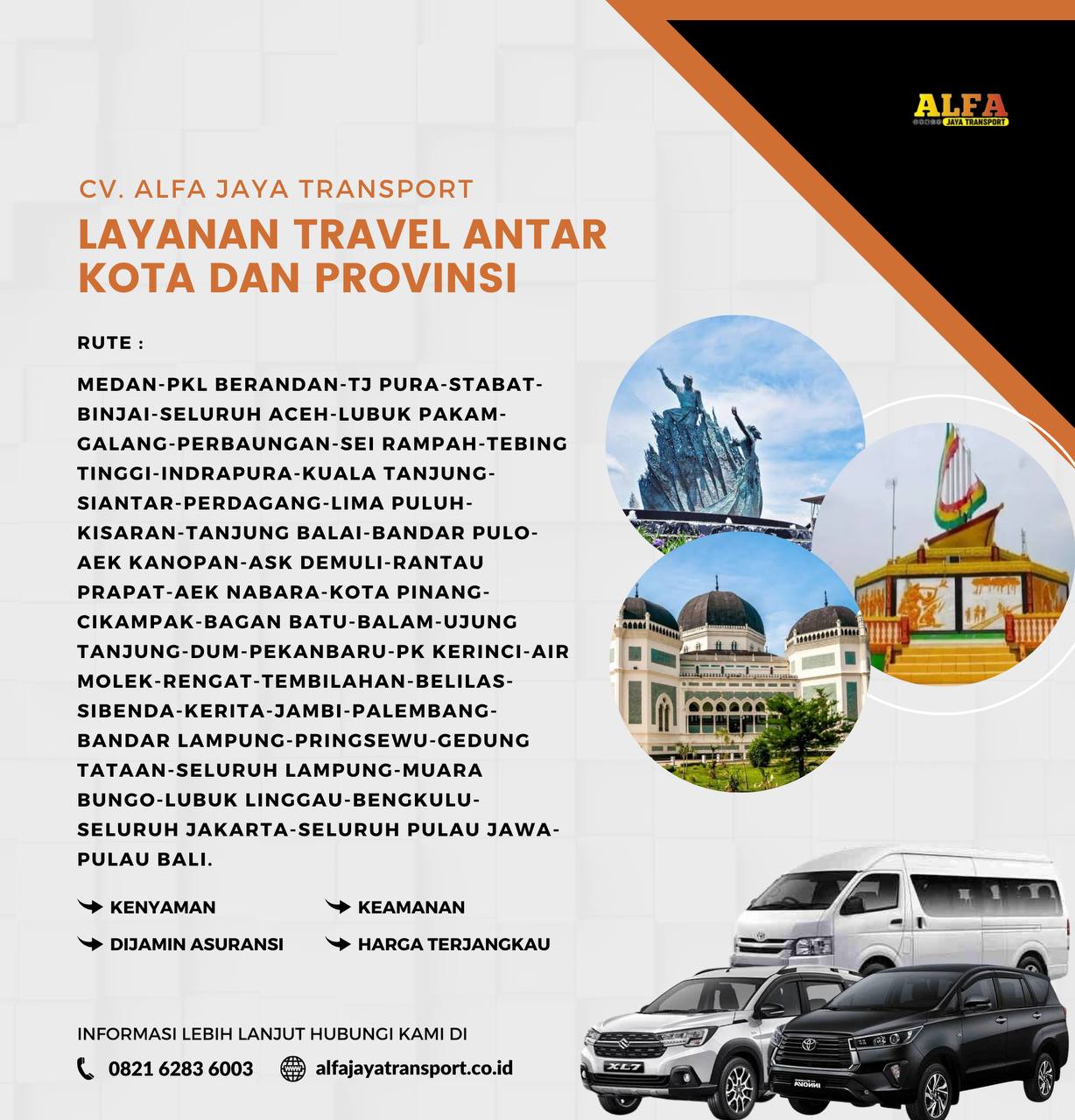 layanan tavel alfa jaya transport